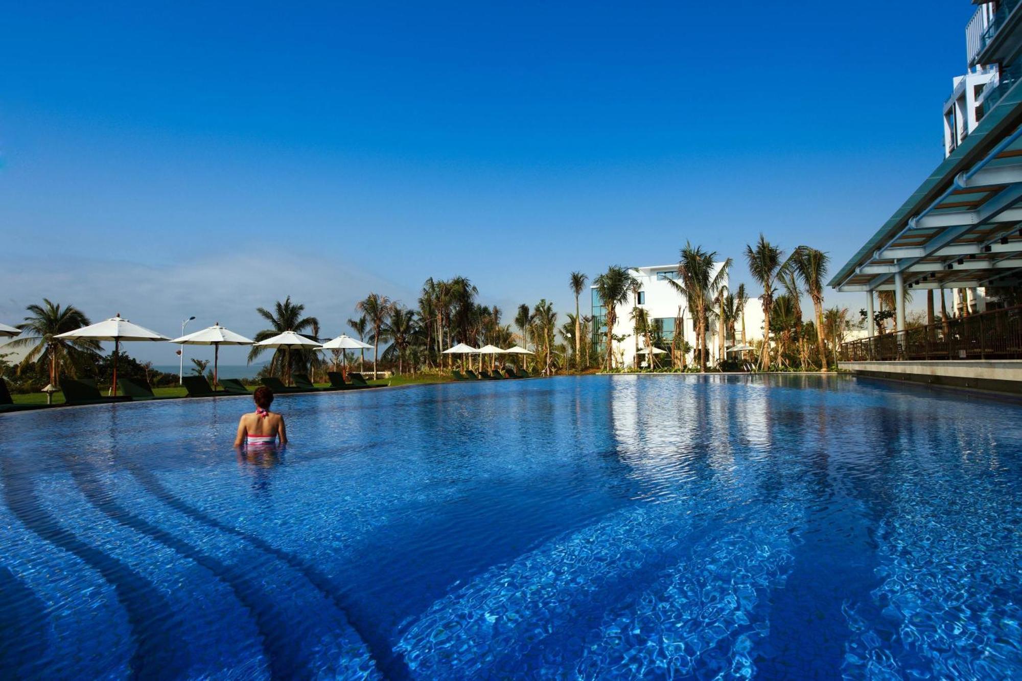 Sanya Seacube Holiday Hotel Extérieur photo